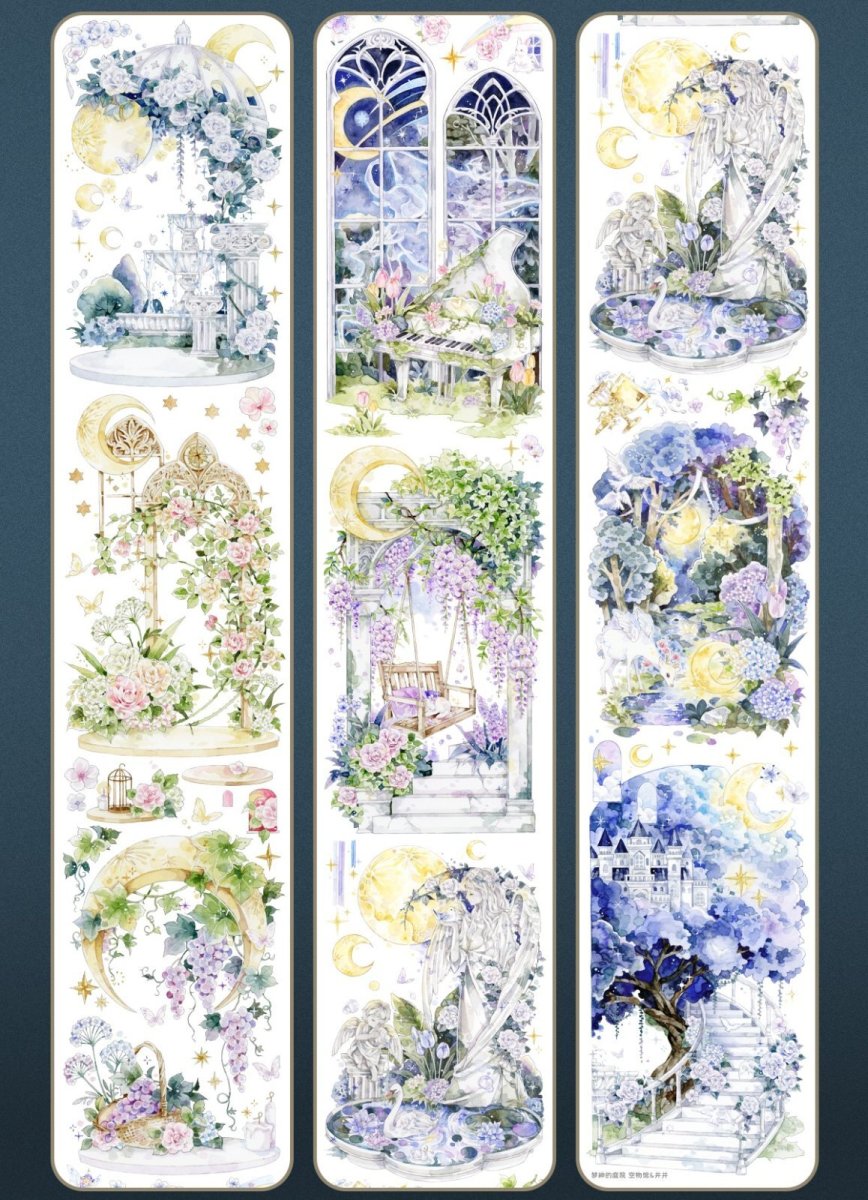 画像1: 【komos】夢神的庭院-PET貝殻光 (1)