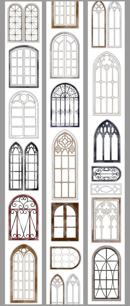 画像1: 【時間格子】時光之窓-PET貼紙巻（ダイカット） (1)