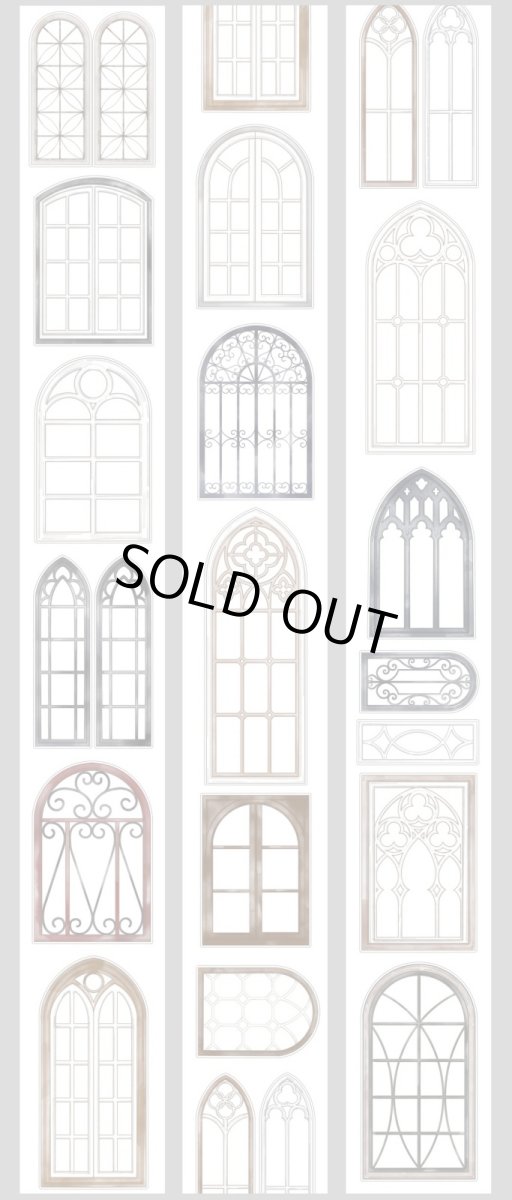 画像1: 【時間格子】時光之窓-PET貼紙巻（ダイカット） (1)