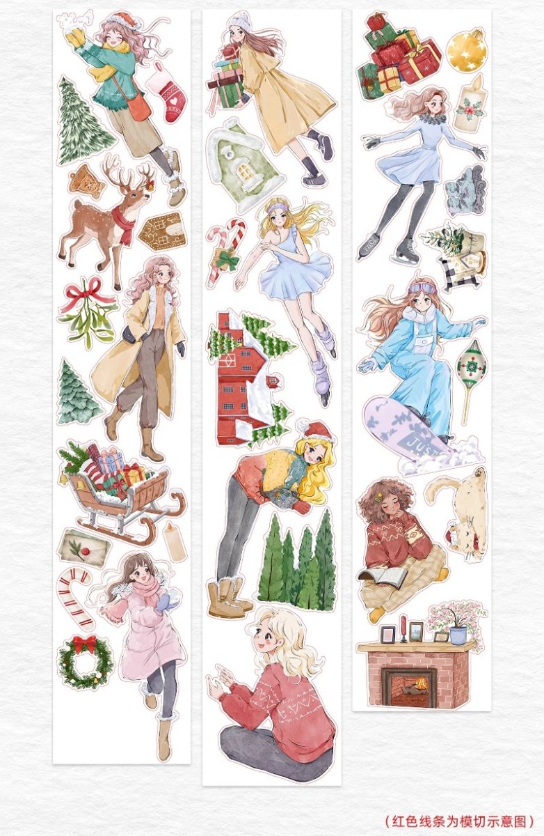 画像1: 【WT】追光聖誕-PET（ダイカット） (1)