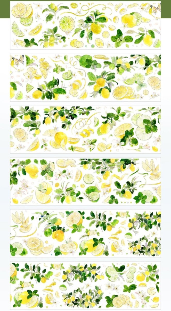 画像1: 【studio6】檸檬多多-PET閃砂（ダイカット） (1)