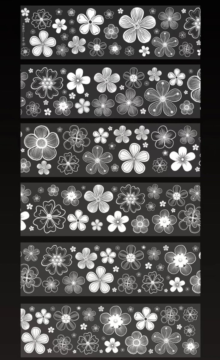 画像1: 【千言】月白-PET貝殻光（ダイカット） (1)