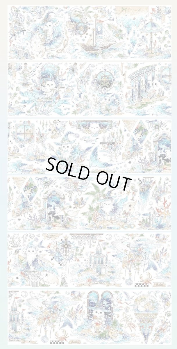 画像1: 【巫女sama事務所】猫遊記・亜特蘭蒂斯-PET貝殻光（ダイカット） (1)