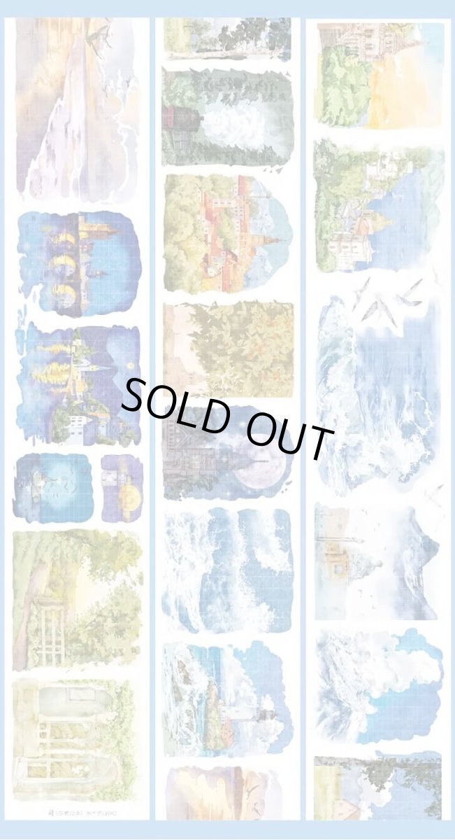 画像1: 【新七天】蒼穹繁語-PET貝殻光（ダイカット） (1)