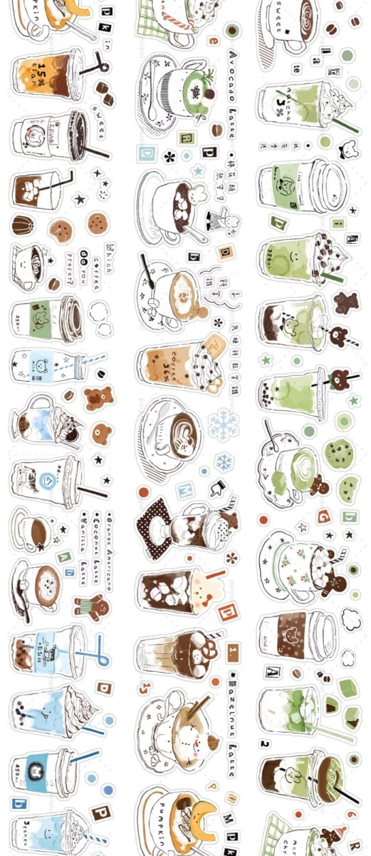 画像1: 【paipai】各種飲品-PET（ダイカット） (1)