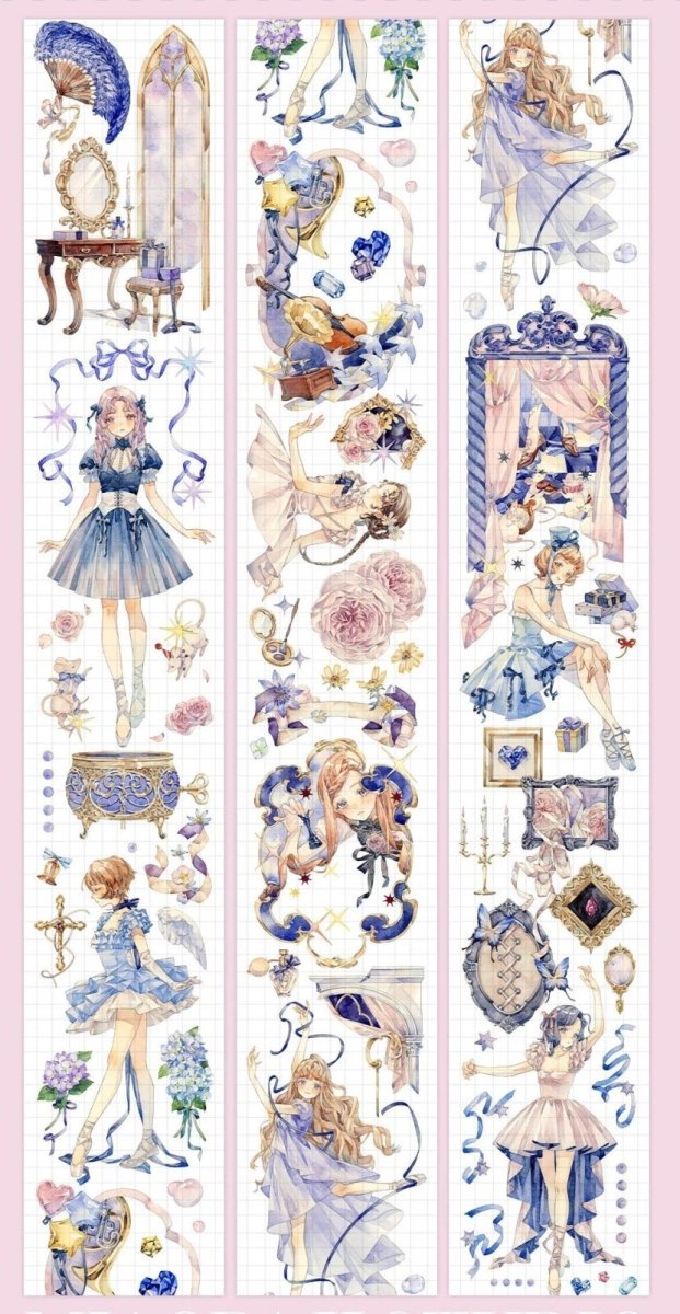 画像1: 【miaopaji】指尖芭蕾-PET貝殻光 (1)