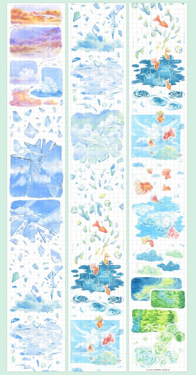 画像1: 【miaopaji】幻境墜落-PET貝殻光 (1)