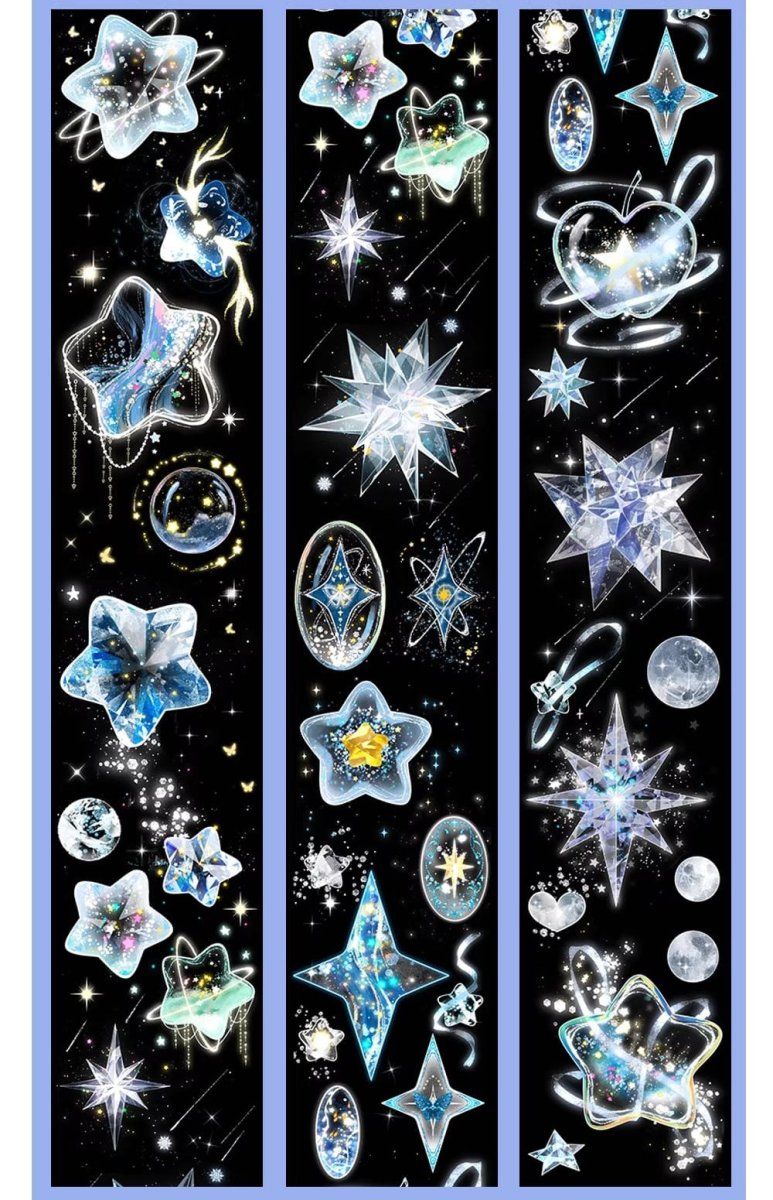 画像1: 【bty】行星小夜曲-藍-PET貝殻光 (1)