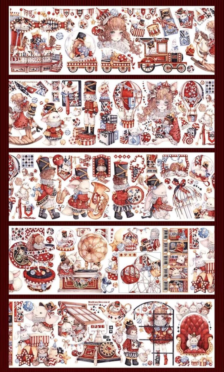 画像1: 【野葵】孤桃夾子-PET貝殻光 (1)