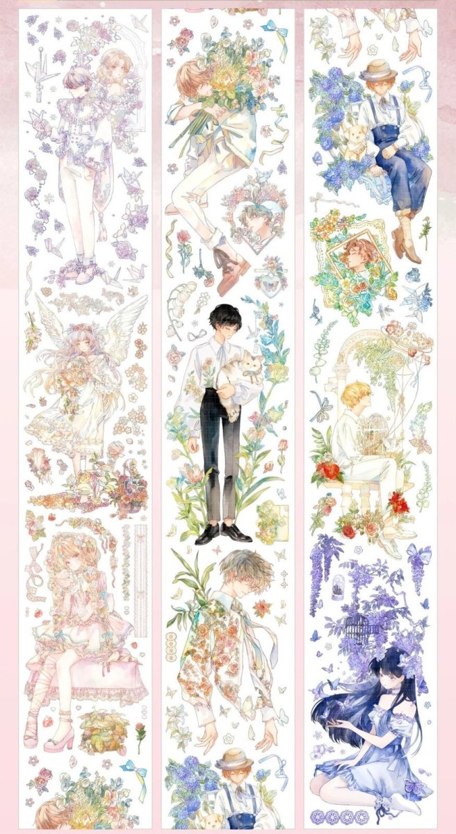 画像1: 【studio6】秘密花園-合成紙（ダイカット） (1)