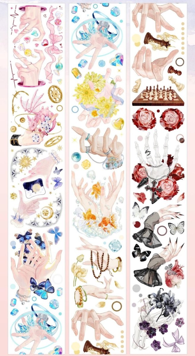 画像1: 【studio6】愛不釈手1-PET閃砂（ダイカット） (1)