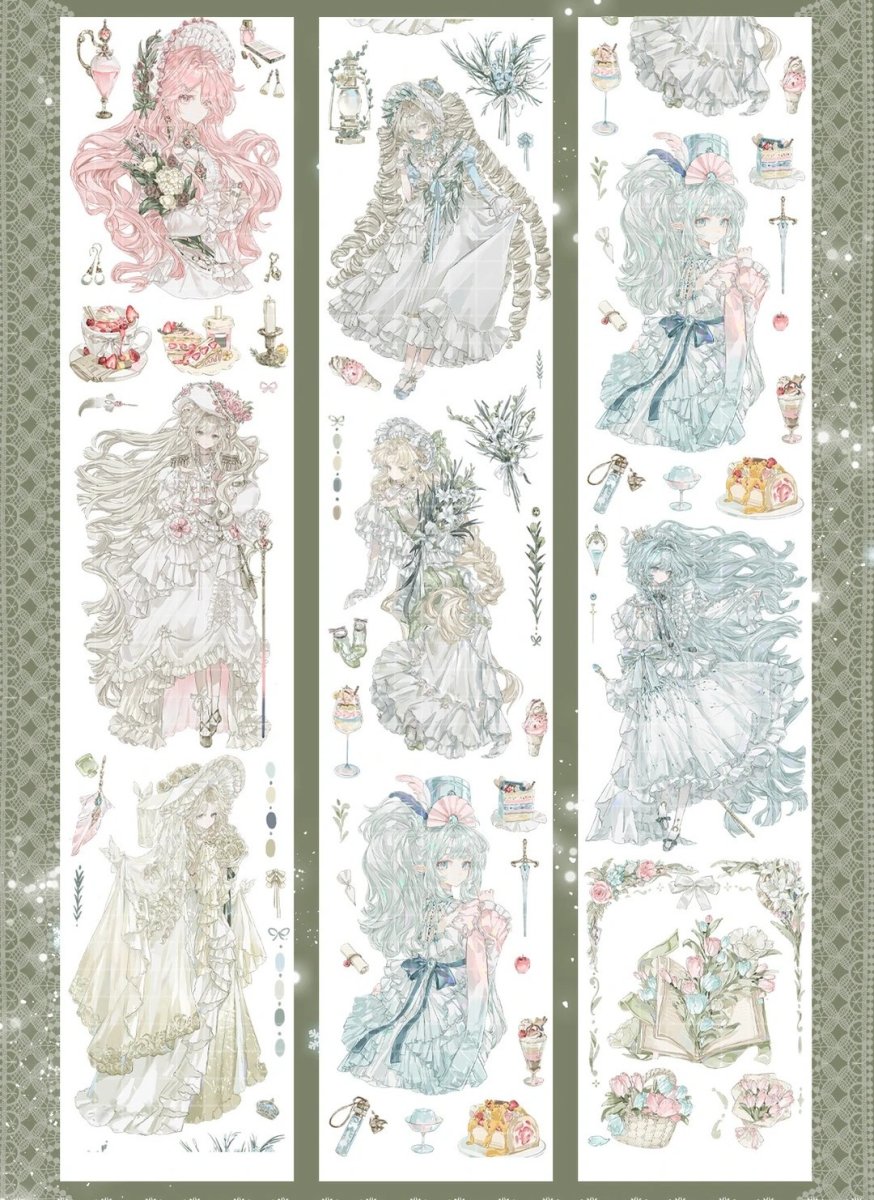 画像1: 【巫女sama】温柔茶叙6.5cm-PET貝殻光 (1)