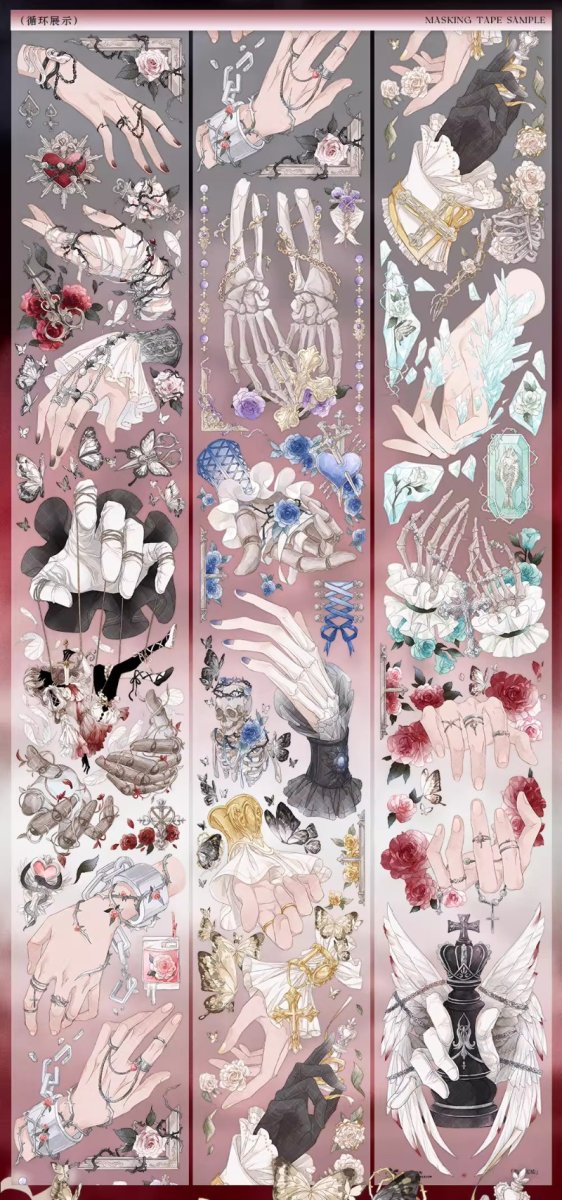 画像1: 【冰川】指尖昵喃-PET貝殻光 (1)