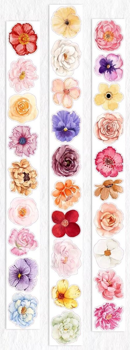 画像1: 【WT】花汀-PET（ダイカット） (1)