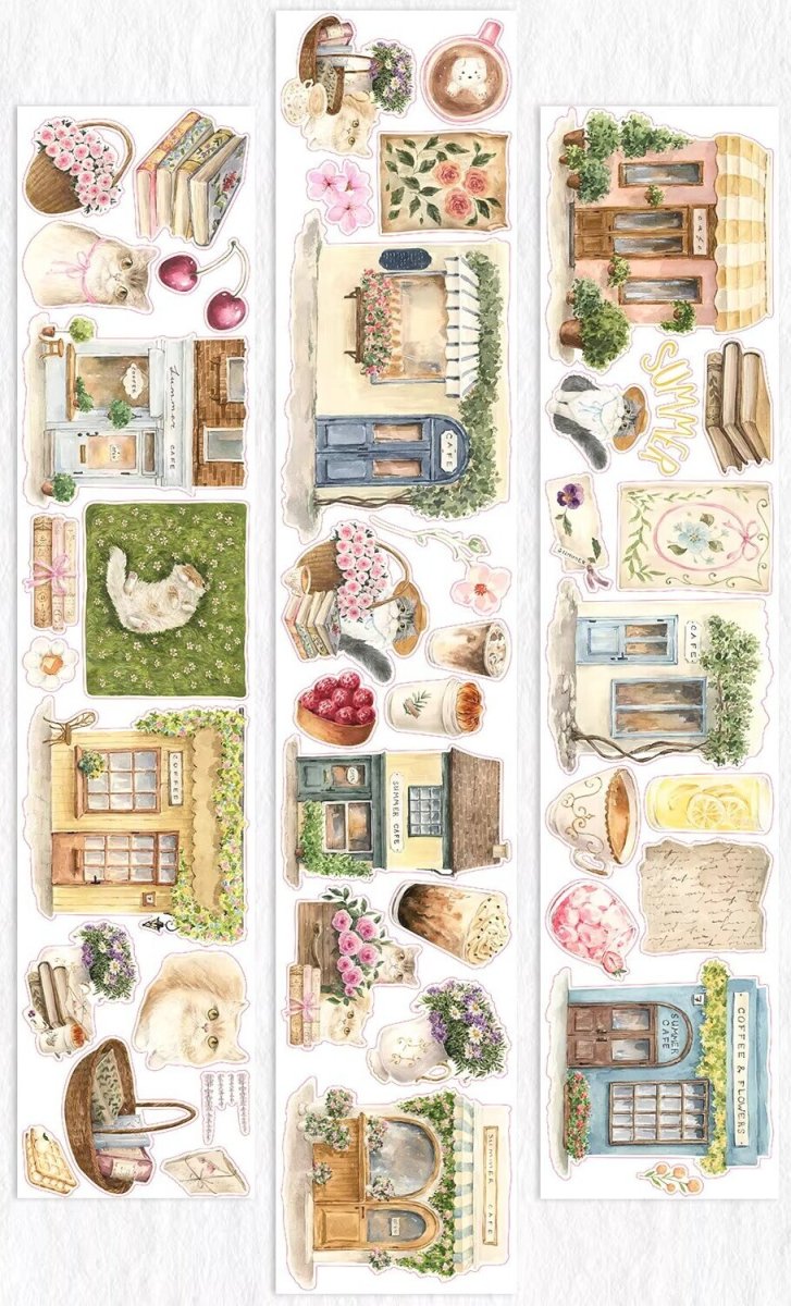 画像1: 【WT】一杯夏光-PET（ダイカット） (1)