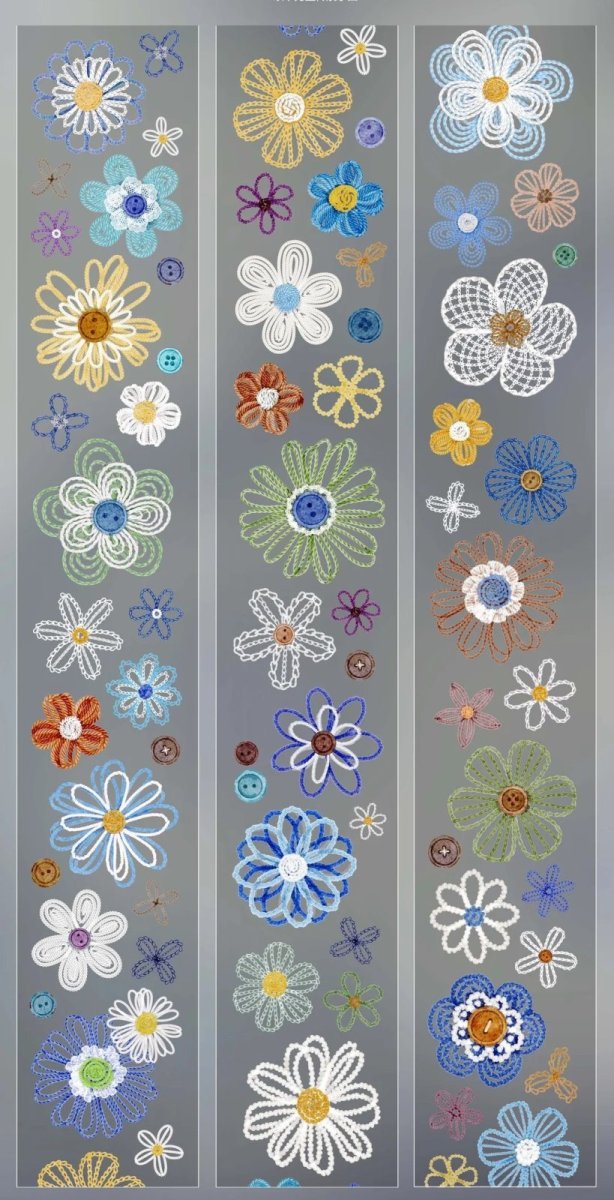 画像1: 【時間格子】織夢-PET（ダイカット） (1)