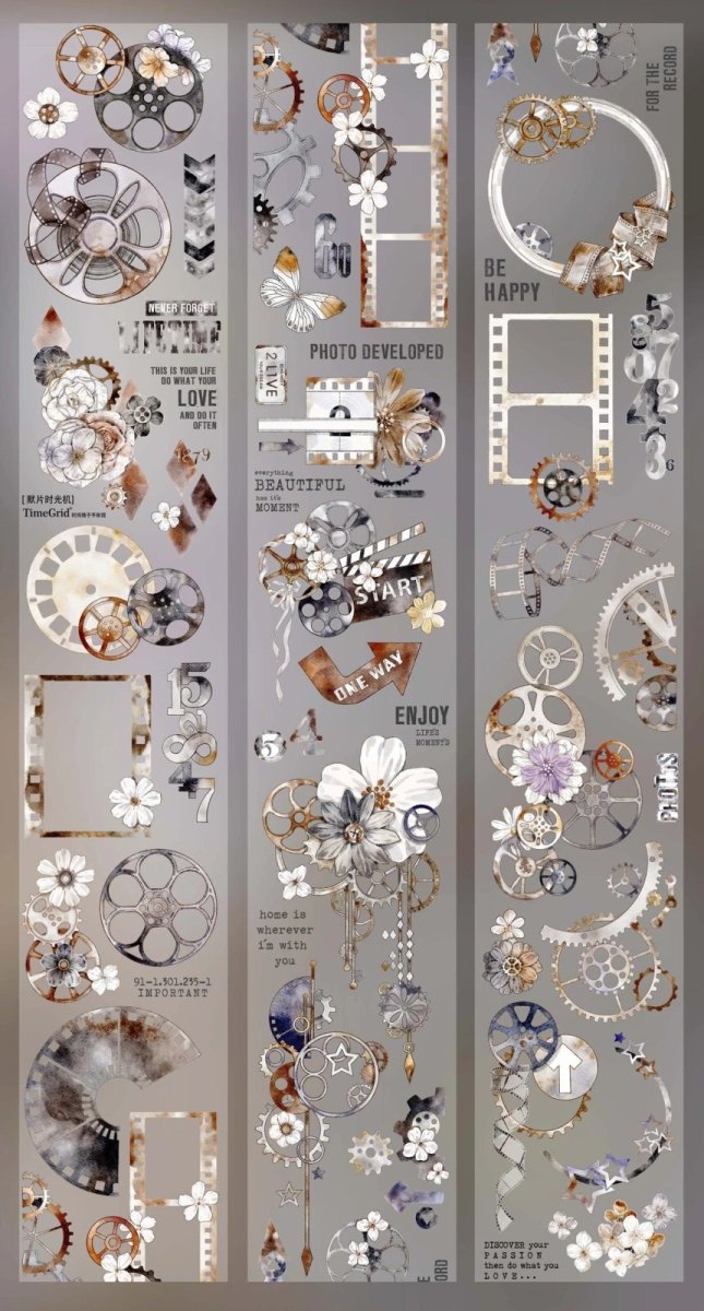 画像1: 【時間格子】黙片時光機-PET貝殻光 (1)