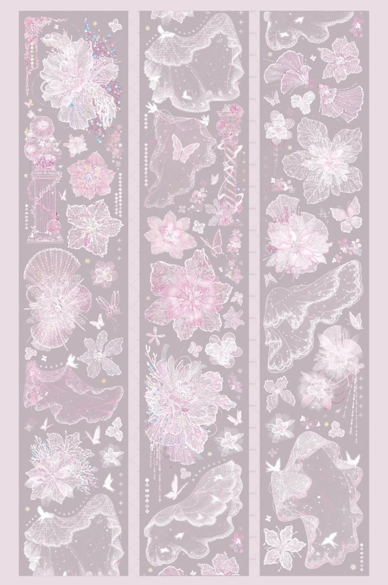 画像1: 【moodtape】空紗如謎-PET瑠璃光 (1)