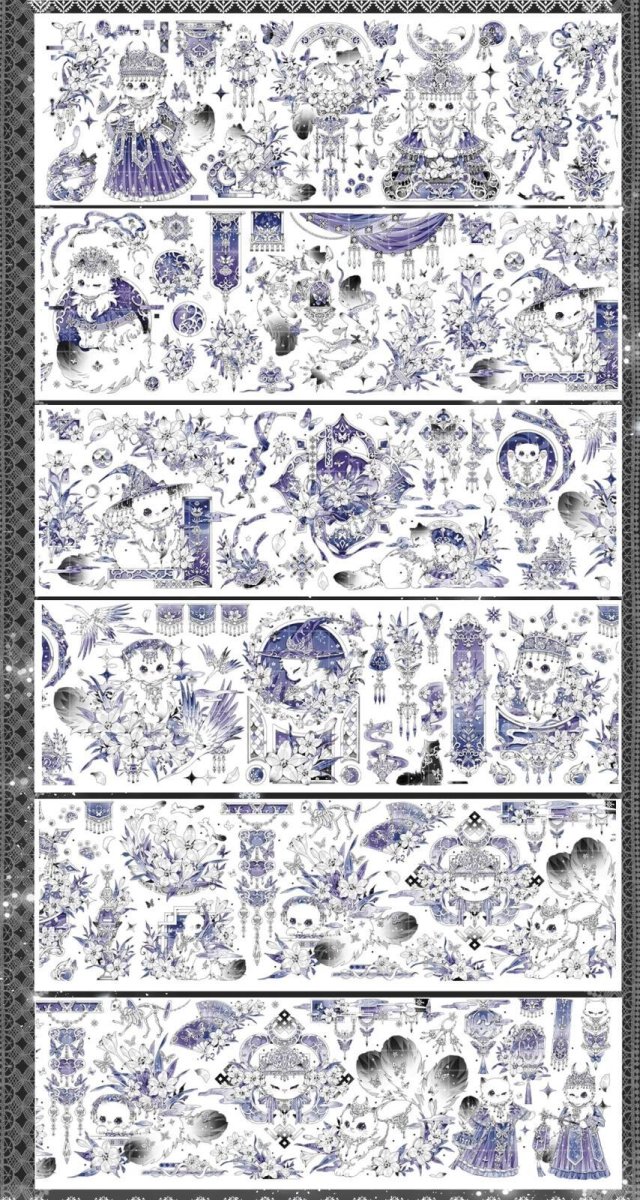 画像1: 【巫女sama】猫遊記苗疆物語-PET貝殻光（ダイカット） (1)