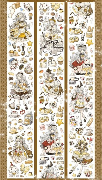 巫女sama】烘焙日記-PET貝殻光 - 沼のオアシス 海外マステのカット販売店