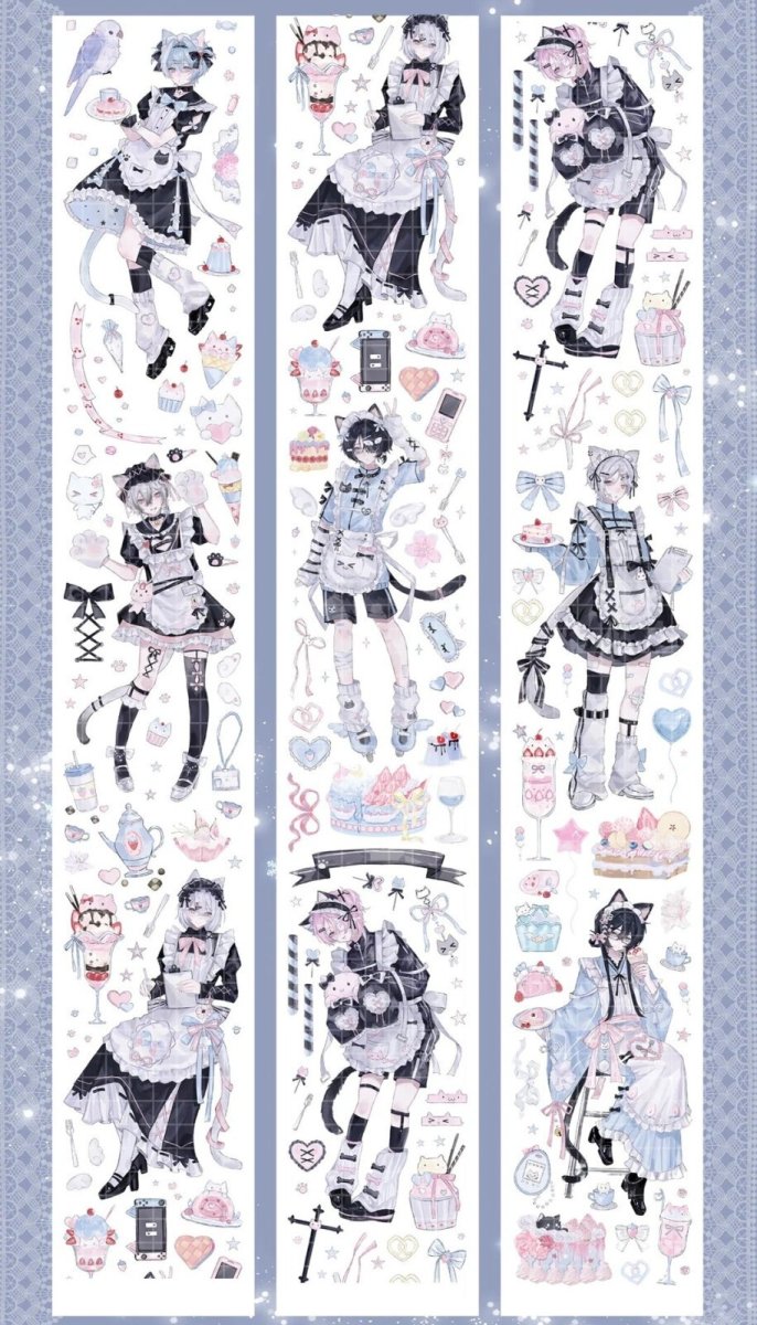 画像1: 【巫女sama】喫茶店-合成紙（ダイカット） (1)