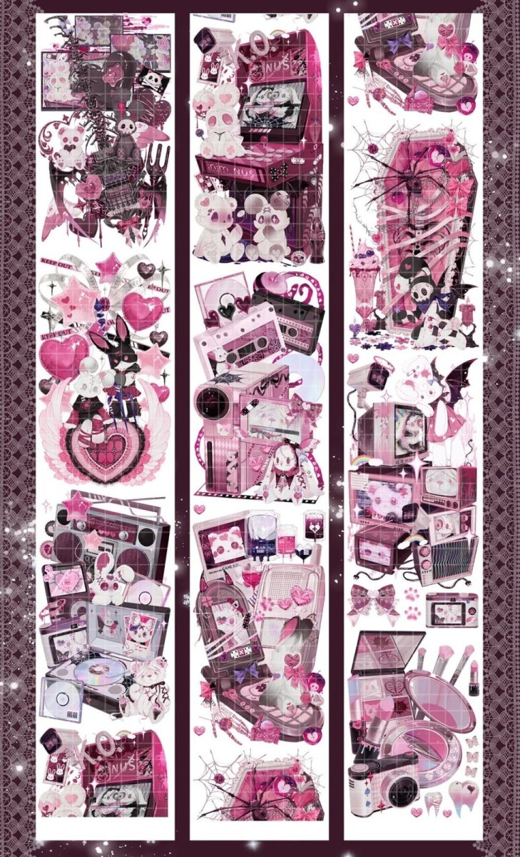 画像1: 【巫女sama】荊棘契約-PET貝殻光（ダイカット） (1)