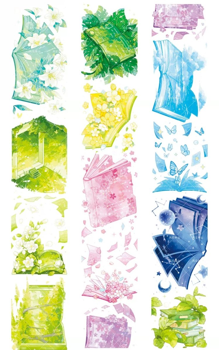 画像1: 【風見幸山】風吹夏頁 -PET貝殻光 (1)