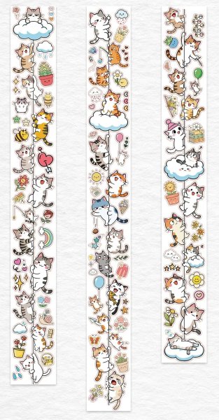 WT】猫咪狂歓-PET（ダイカット） - 沼のオアシス 海外マステのカット販売店