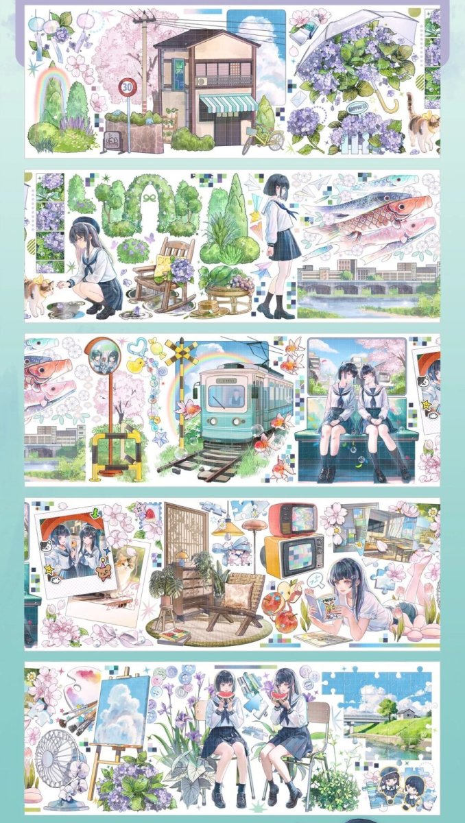画像1: 【studio6】夏夢絮語 -PET貝殻光 (1)