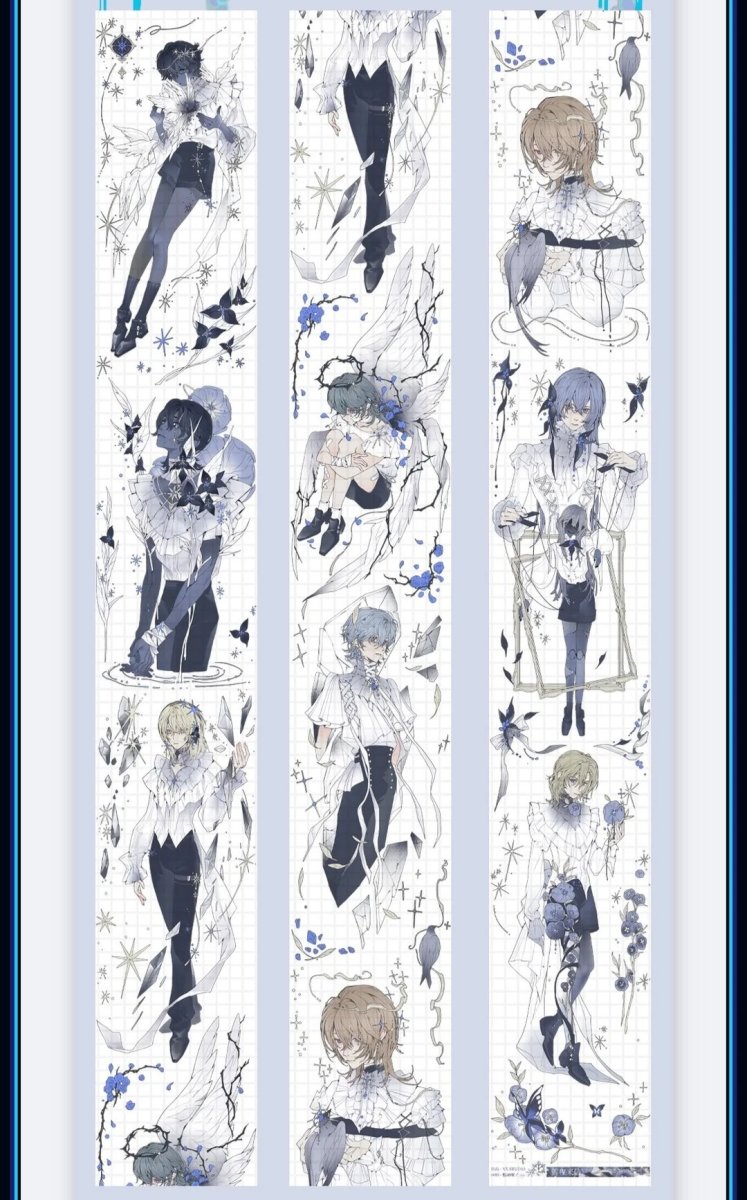 画像1: 【xx】雪夜来信 -PET貝殻銀 (1)