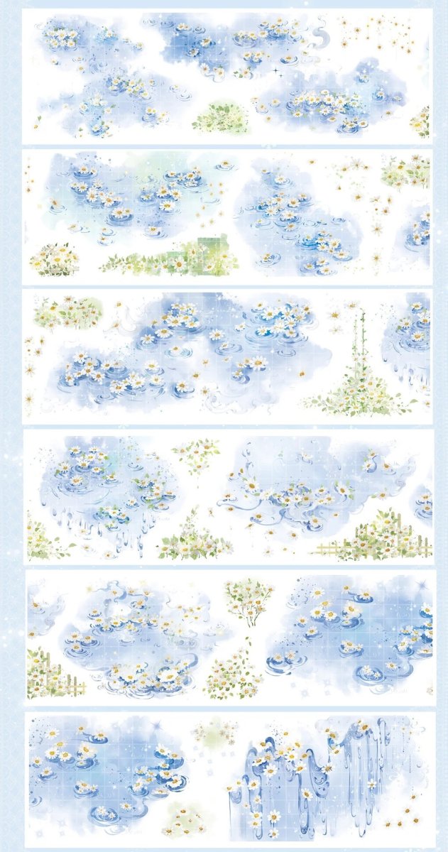 画像1: 【巫女sama】金流雛菊 -PET貝殻光（ダイカット） (1)