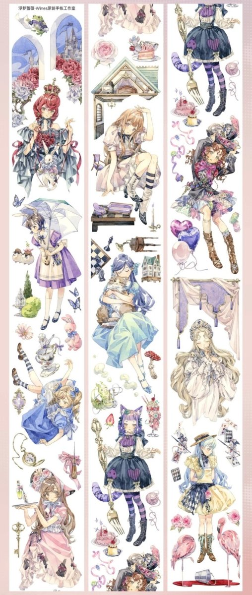 画像1: 【Wines】浮夢薔薇 -PET貝殻光 (1)