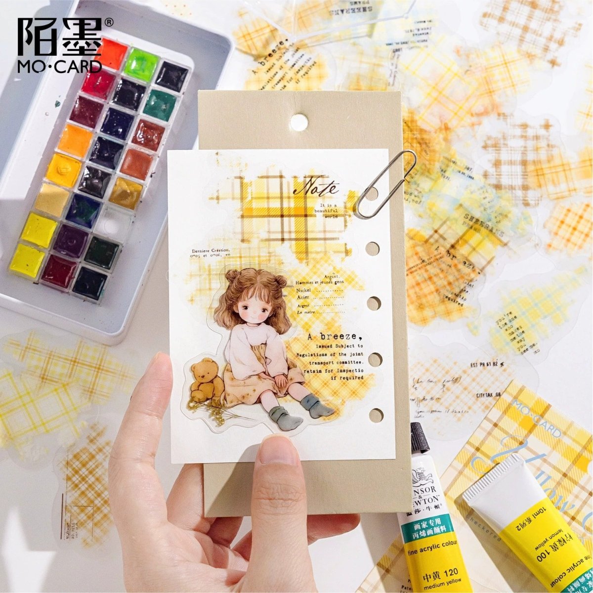 画像2: 【シール】彩色格紋舗系列 (2)