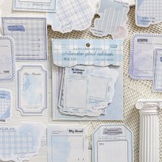 画像4: 【メモ紙】水彩格纹记事簿系列 (4)